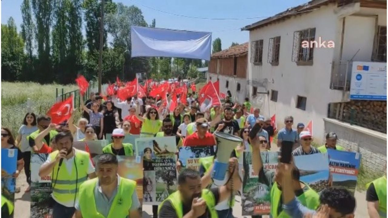 Tokat Valiliği önünce maden protestosu: Yaylamızı vermeyiz