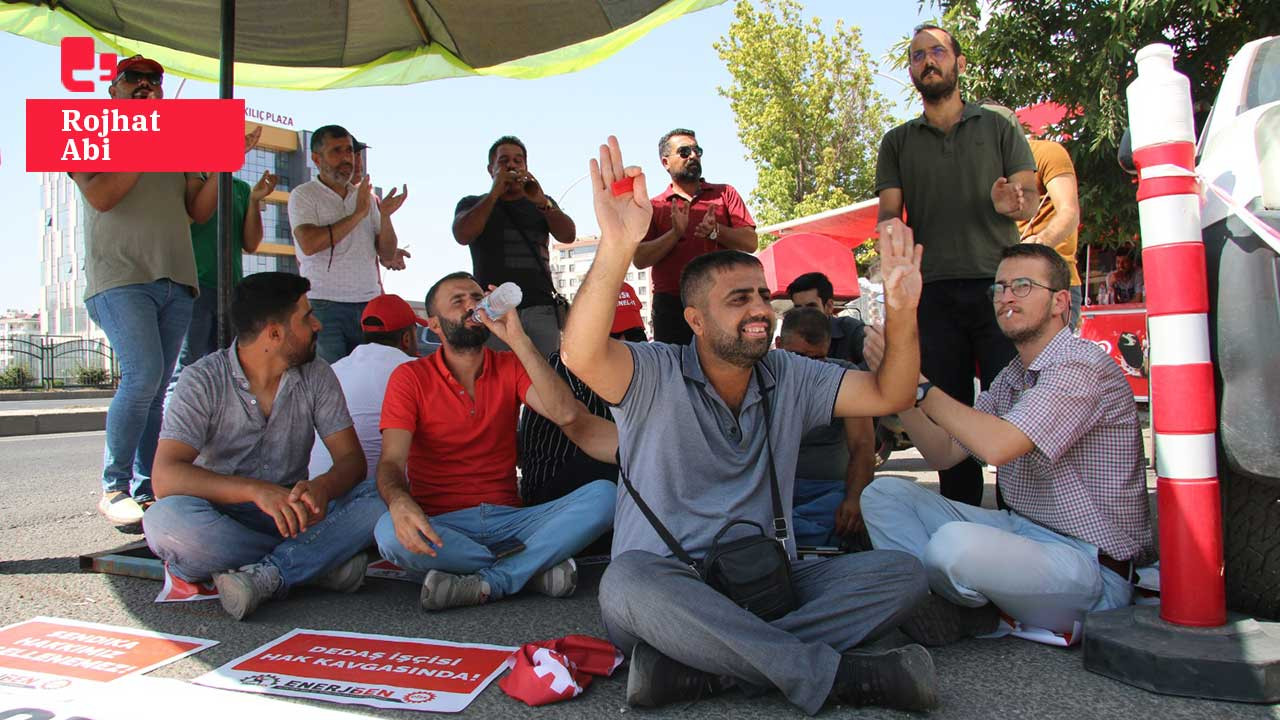 DEDAŞ işçileri Diyarbakır'da eyleme ara verdi