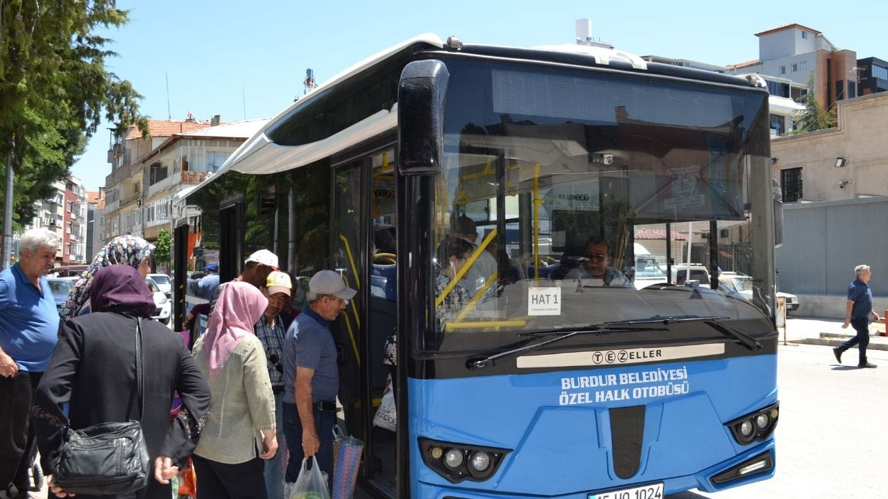 Burdur'da toplu ulaşıma zam