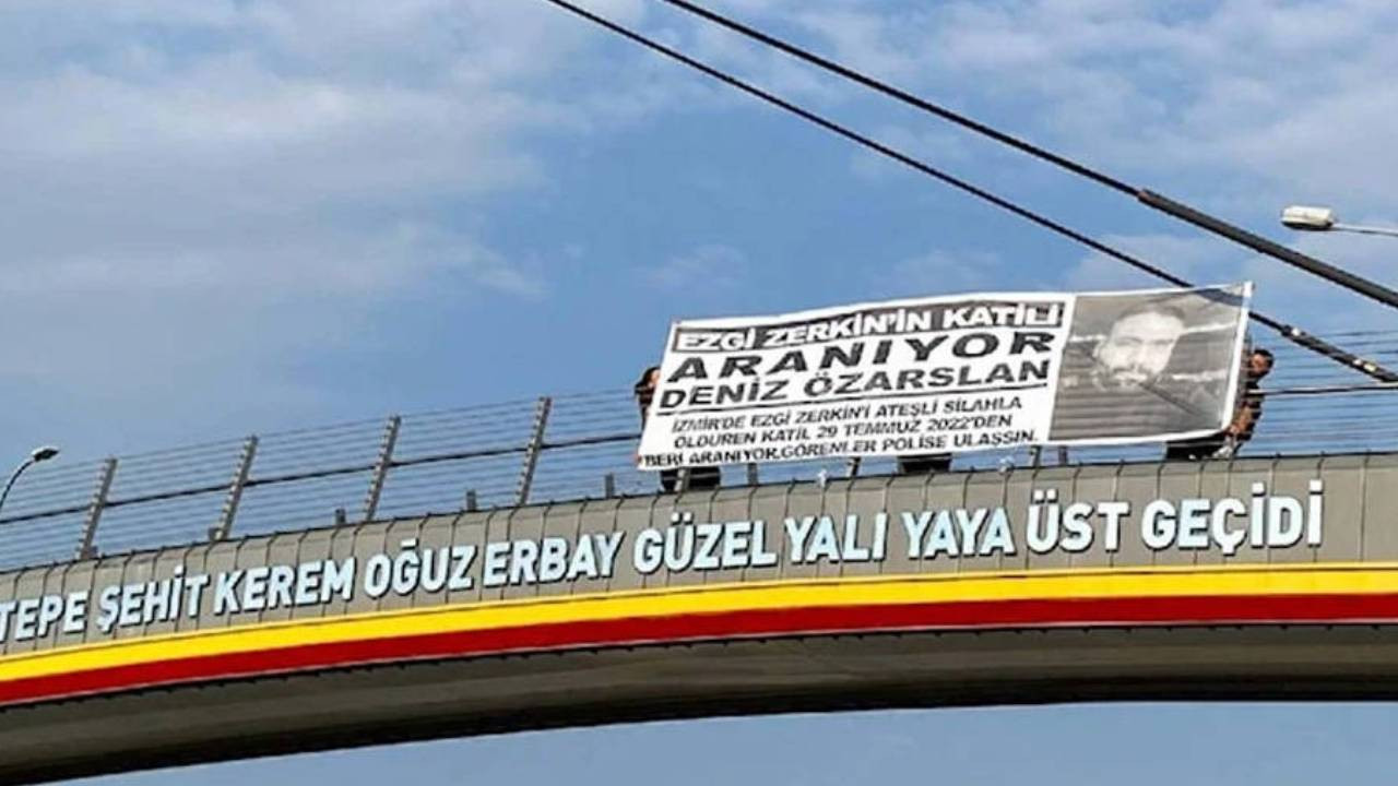 Ezgi'nin katili 382 gündür yakalanamadı: Ailesi üst geçide pankart astı: Katil aranıyor, görenler polise ulaşsın