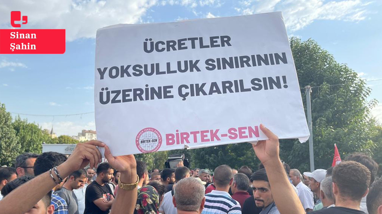 Şireci Tekstil işçileri grevi kente taşıdı