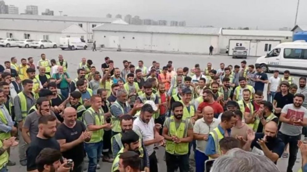 Metro inşaatı işçilerinin grevi ikinci gününde: Hakkımızı alana kadar işbaşı yapmayacağız