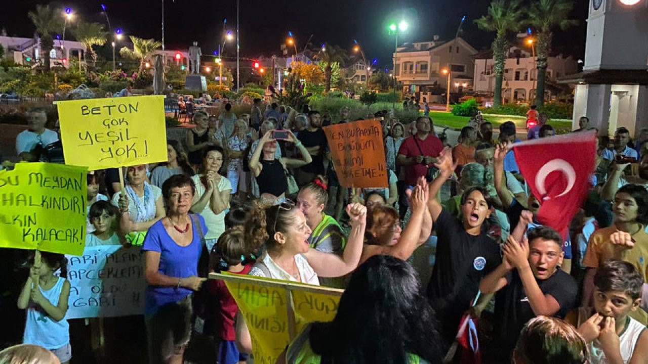 Marmaris'teki referandumda halk kazandı: Belediyenin 'beton kent meydanı' projesi iptal oldu