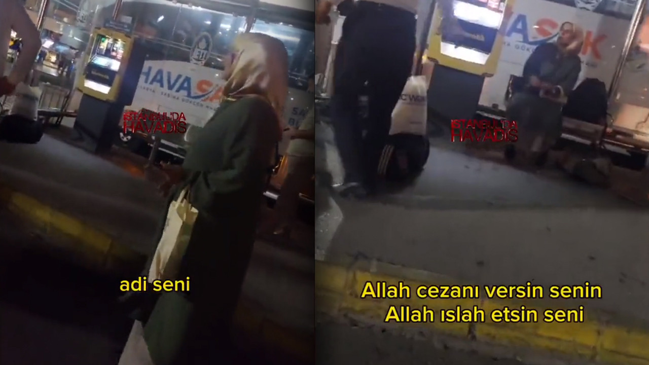 Sabiha Gökçen Havalimanı'nda öpüşen çifte hakaret: 'Allah senin cezanı versin, adi seni'