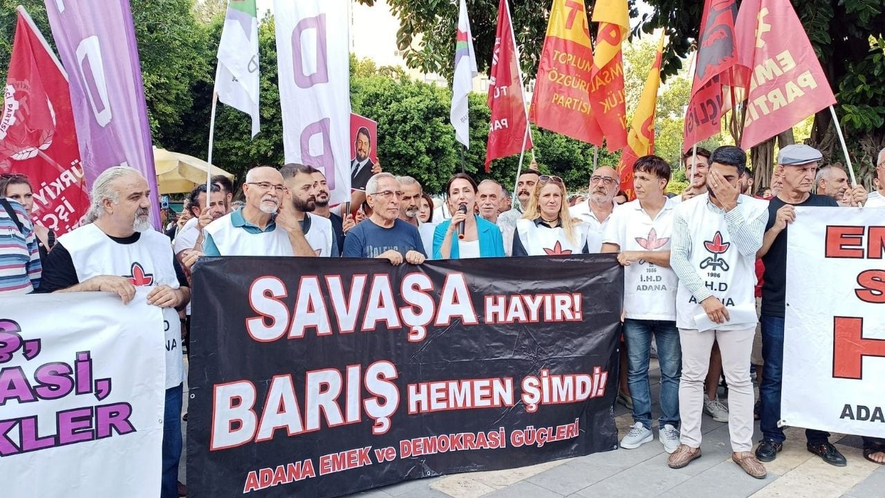 Adana'da 1 Eylül: 'Bedeli ne olursa olsun barışı talep edeceğiz'