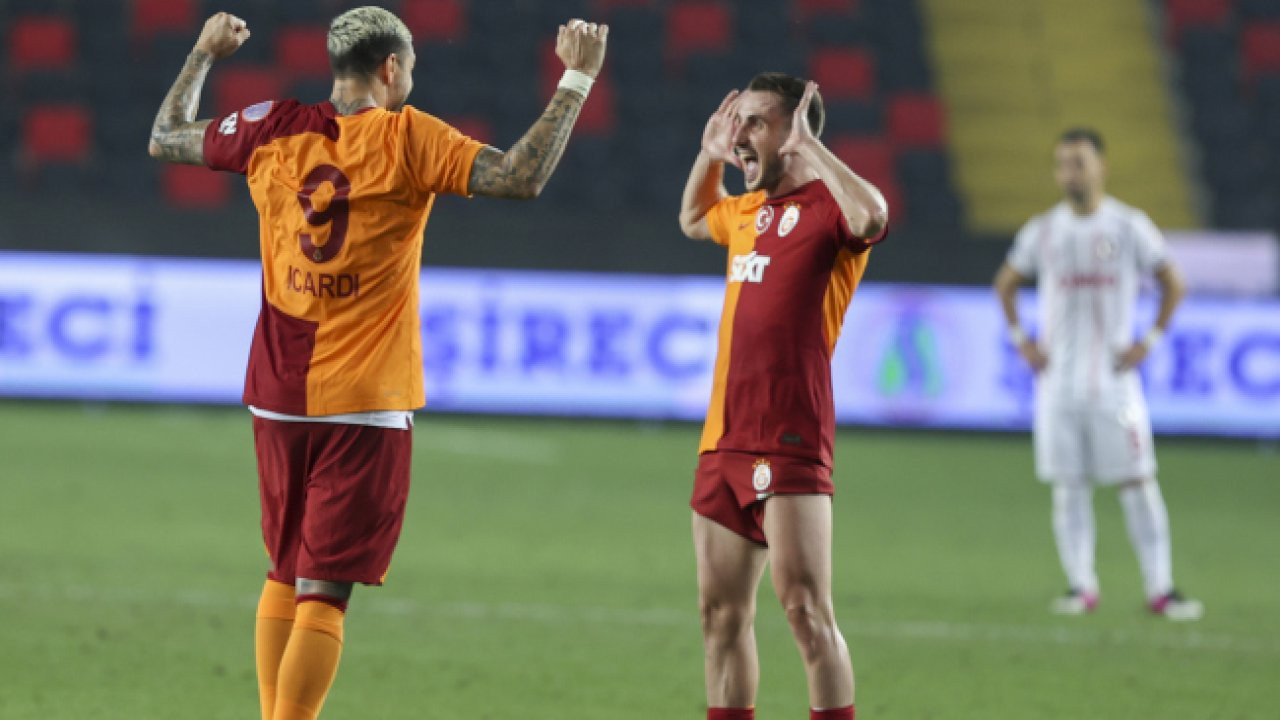 Galatasaray, Gaziantep FK'yı 3-0 yendi