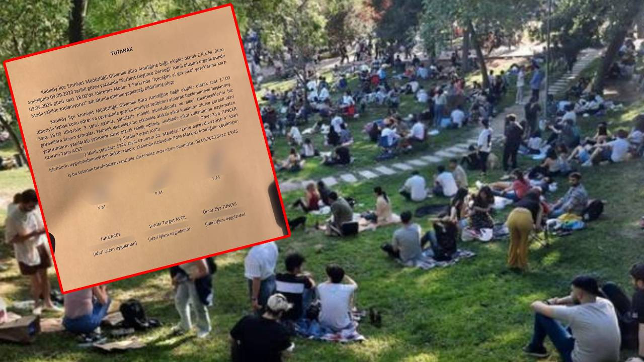 İçki yasağına karşı etkinlikte 'emre aykırı davranış' cezası