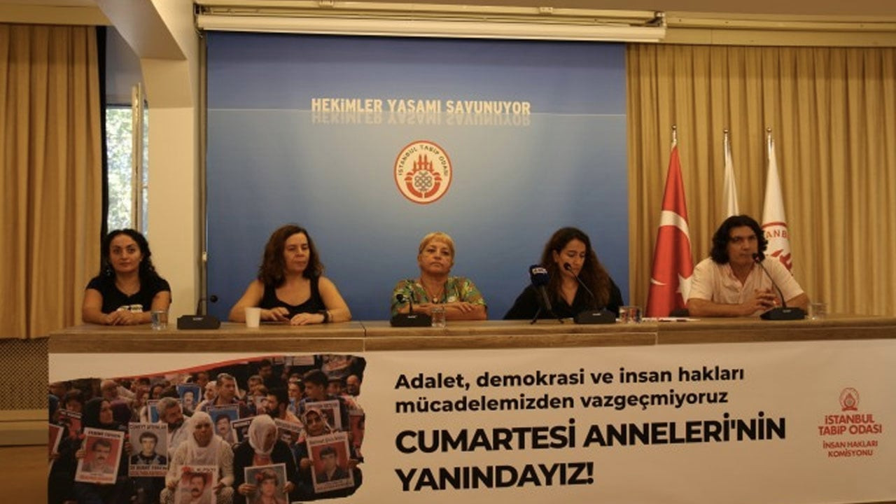 İstanbul Tabip Odası: Cumartesi Anneleri’nin yanındayız