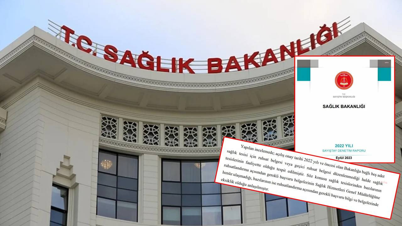 Sayıştay raporu: Sağlık Bakanlığı beş tane kaçak sağlık tesisi çalıştırdı