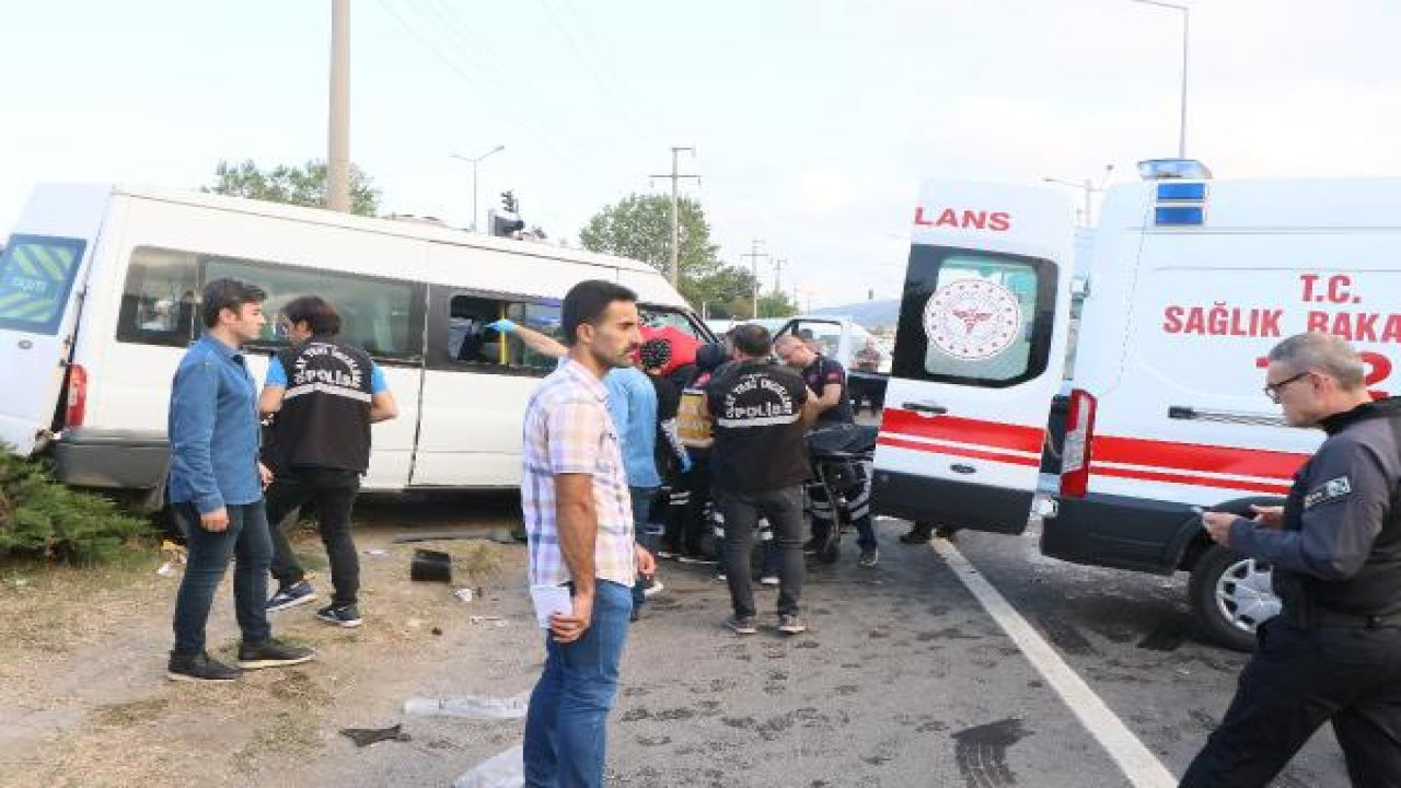 Samsun'da Işık ihlali yapan kamyon, öğrenci servisine çarptı: Bir ölü, dört yaralı