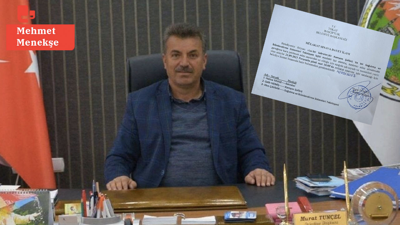 AKP'li başkan yakınlarını işe aldı