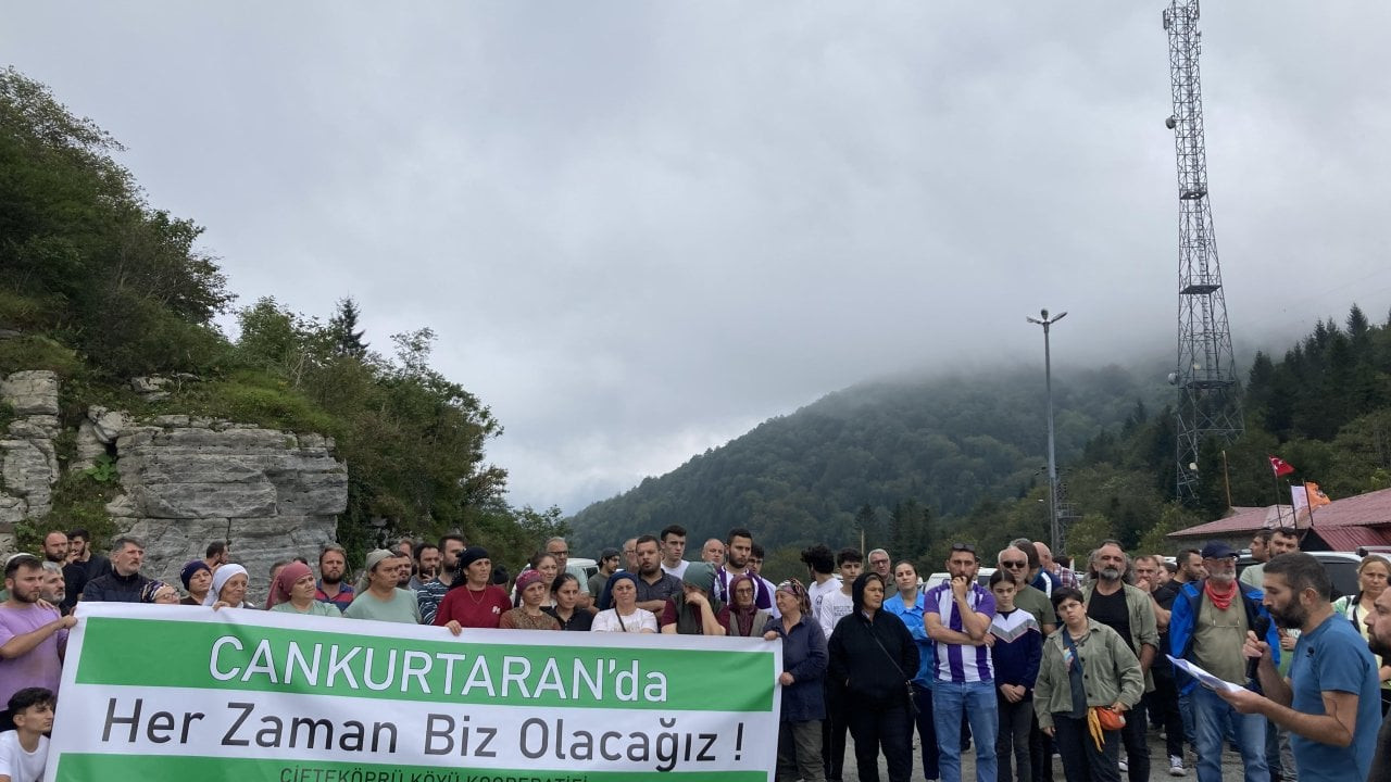 Artvin'de Borçkalılar yapılmak istenen orman parkına karşı çıktı: Bu topraklar bize emanettir