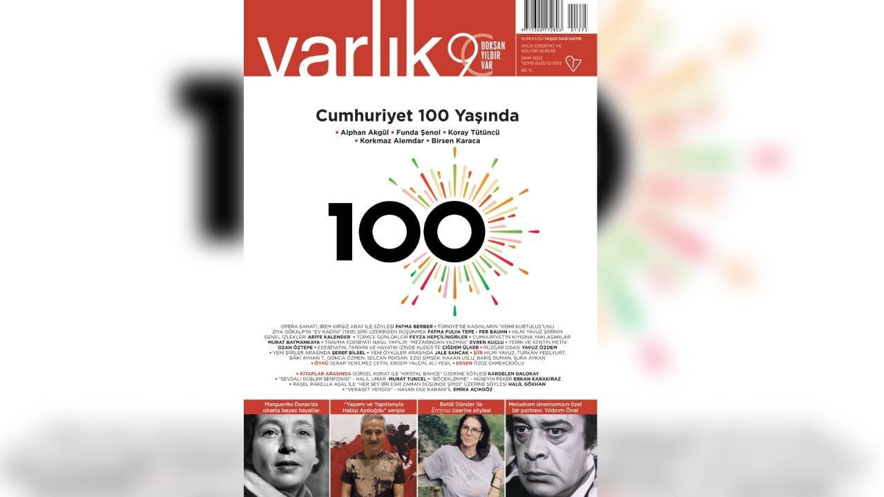 Varlık dergisi ekim sayısı 'Cumhuriyet 100 Yaşında!' başlığıyla yayımlandı