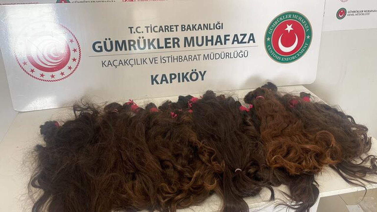 Van'da 1,3 milyon TL değerinde kaçak insan saçı bulundu