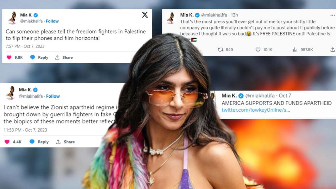 Porno yıldızı Mia Khalifa Filistin'e destek verdiği için kovuldu: Ben Lübnanlıyım, lanet olası ucube