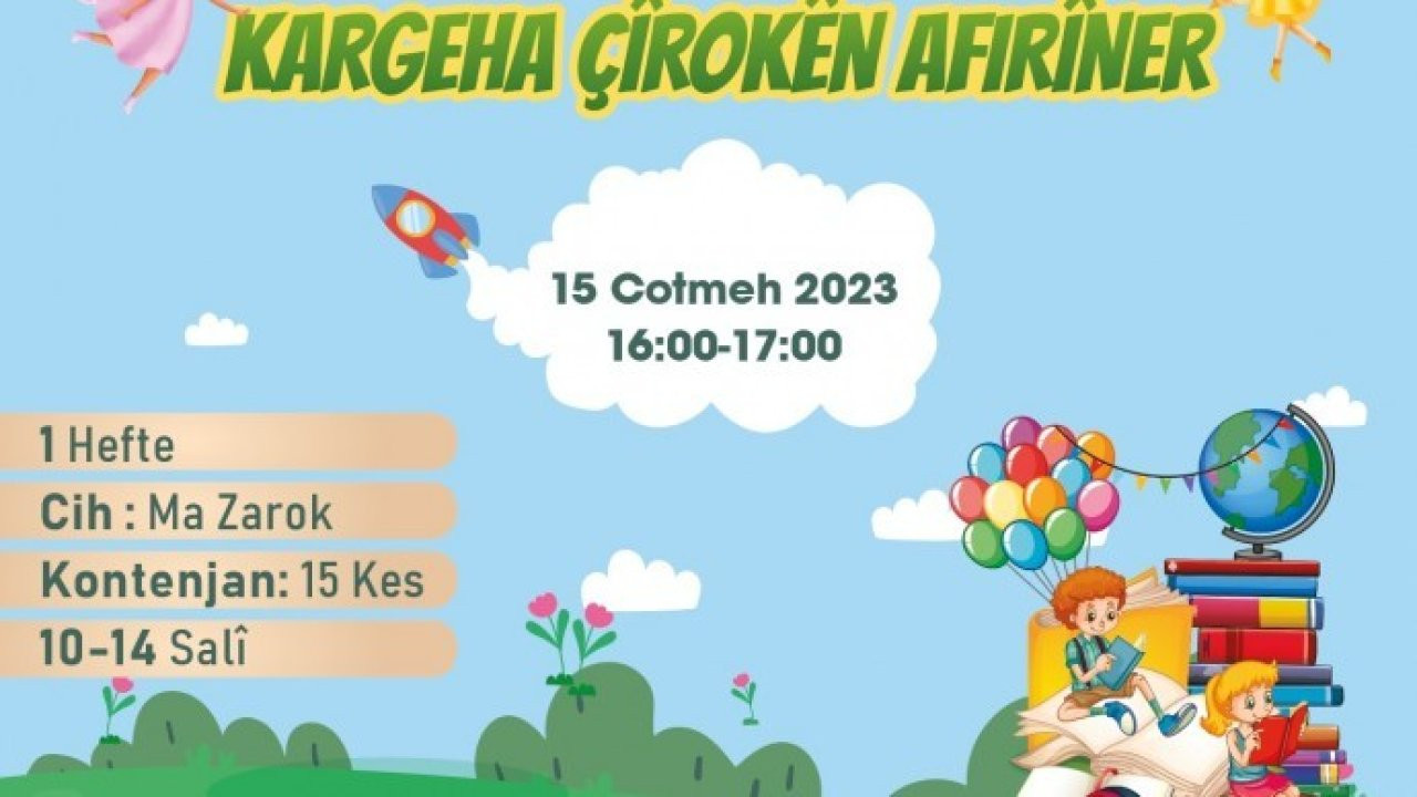 Diyarbakır'da çocuklar için Yaratıcı Öykü Atölyesi düzenlenecek