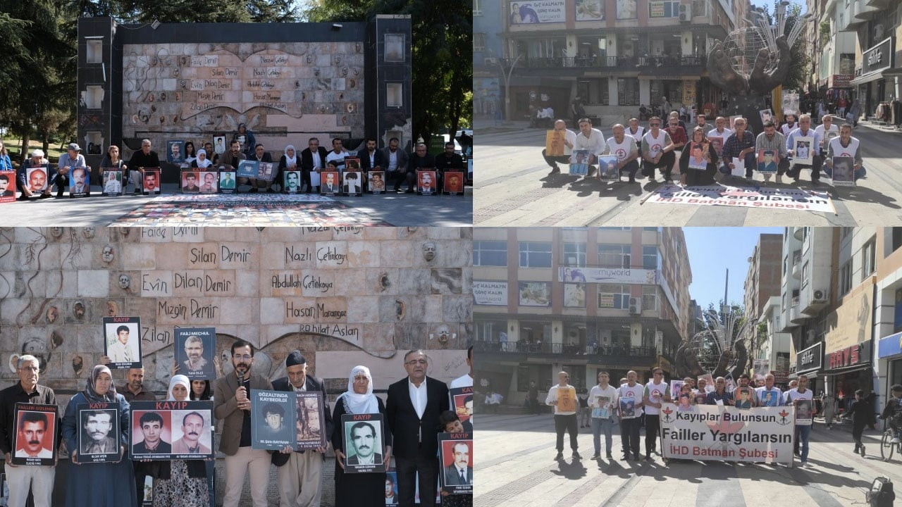 Diyarbakır ve Batman’da gözaltında kayıpların akıbetleri soruldu: ‘Barışı mutlaka inşa etmeliyiz’
