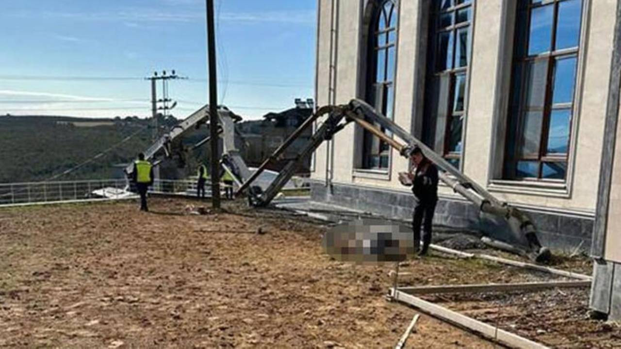 Sakarya'da iş cinayeti: Beton mikseri pompasının çarptığı işçi öldü