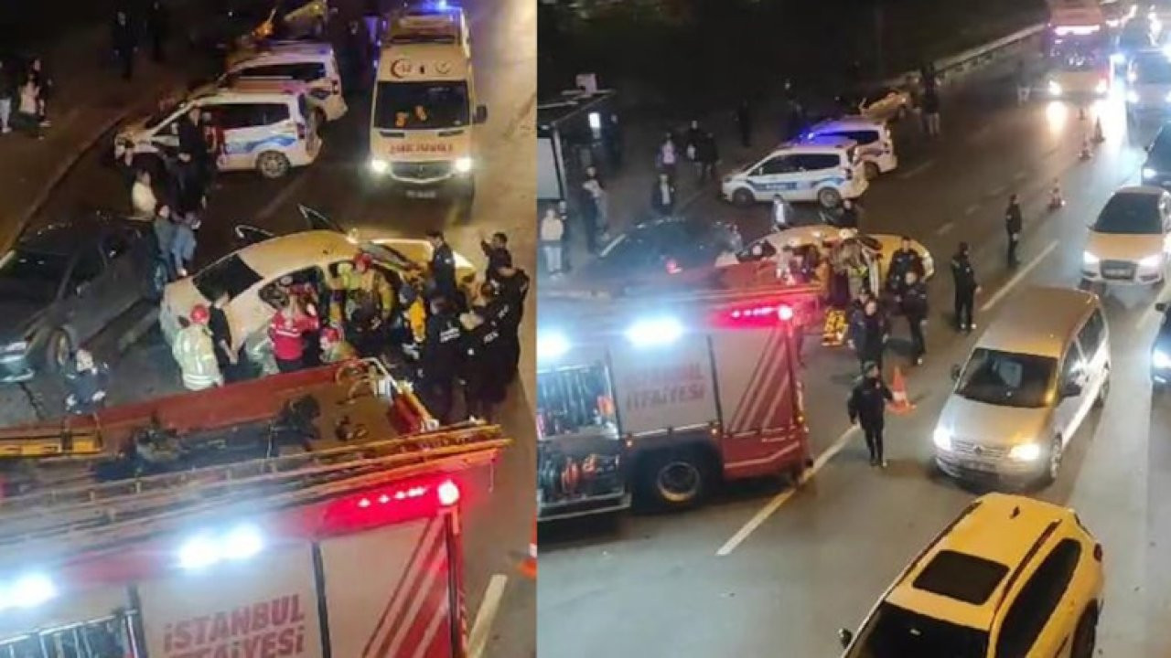 Kadıköy'de zincirleme trafik kazası: Beş yaralı