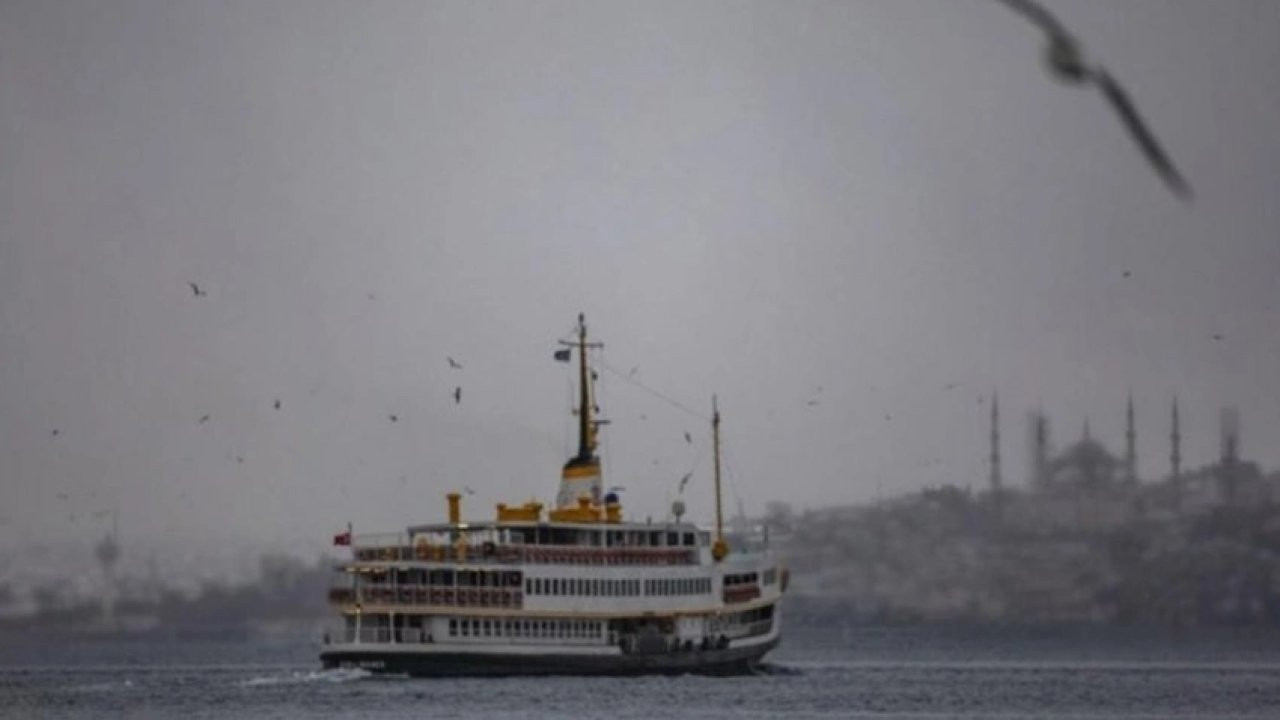 İstanbul'da bazı vapur seferleri iptal edildi