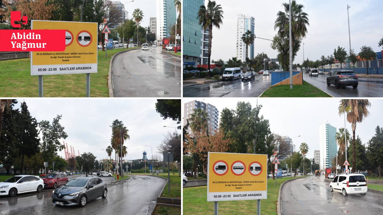 Mersin Limanı için hafriyat kamyonları belediyeye ait yolları kullanamayacak