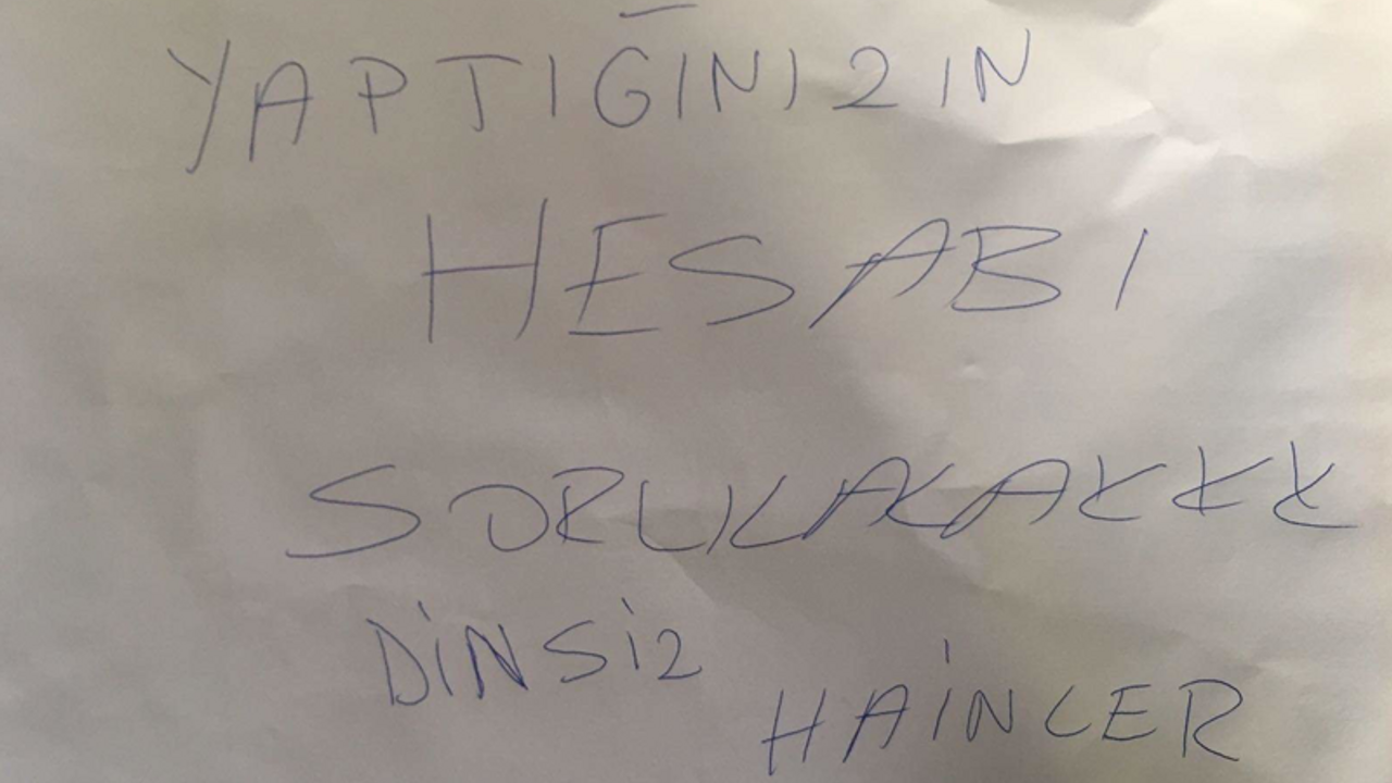 CHP binasına tehdit notuna 3 gözaltı