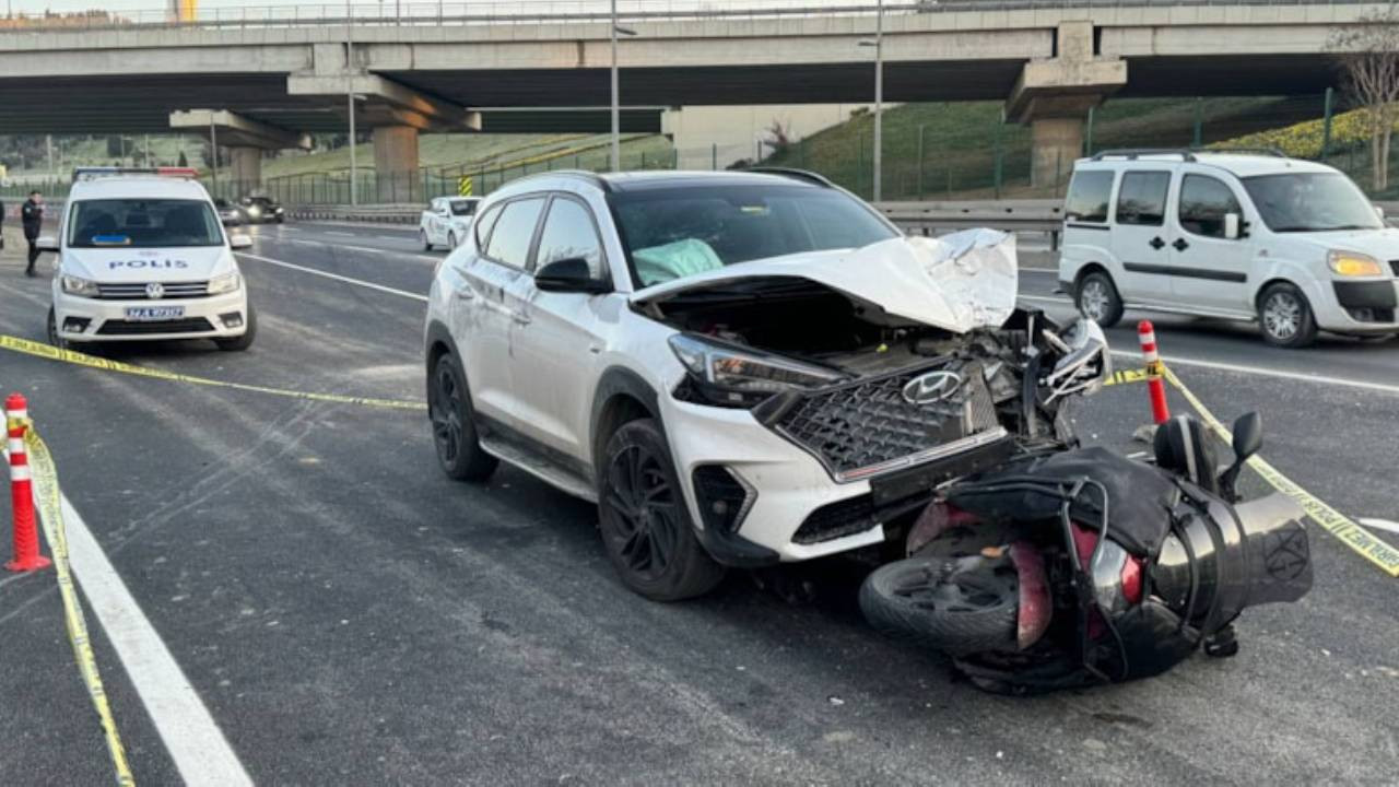 Üsküdar'da motokuryeyi 500 metre sürükleyerek ölümüne neden oldu, 'görmedim' dedi