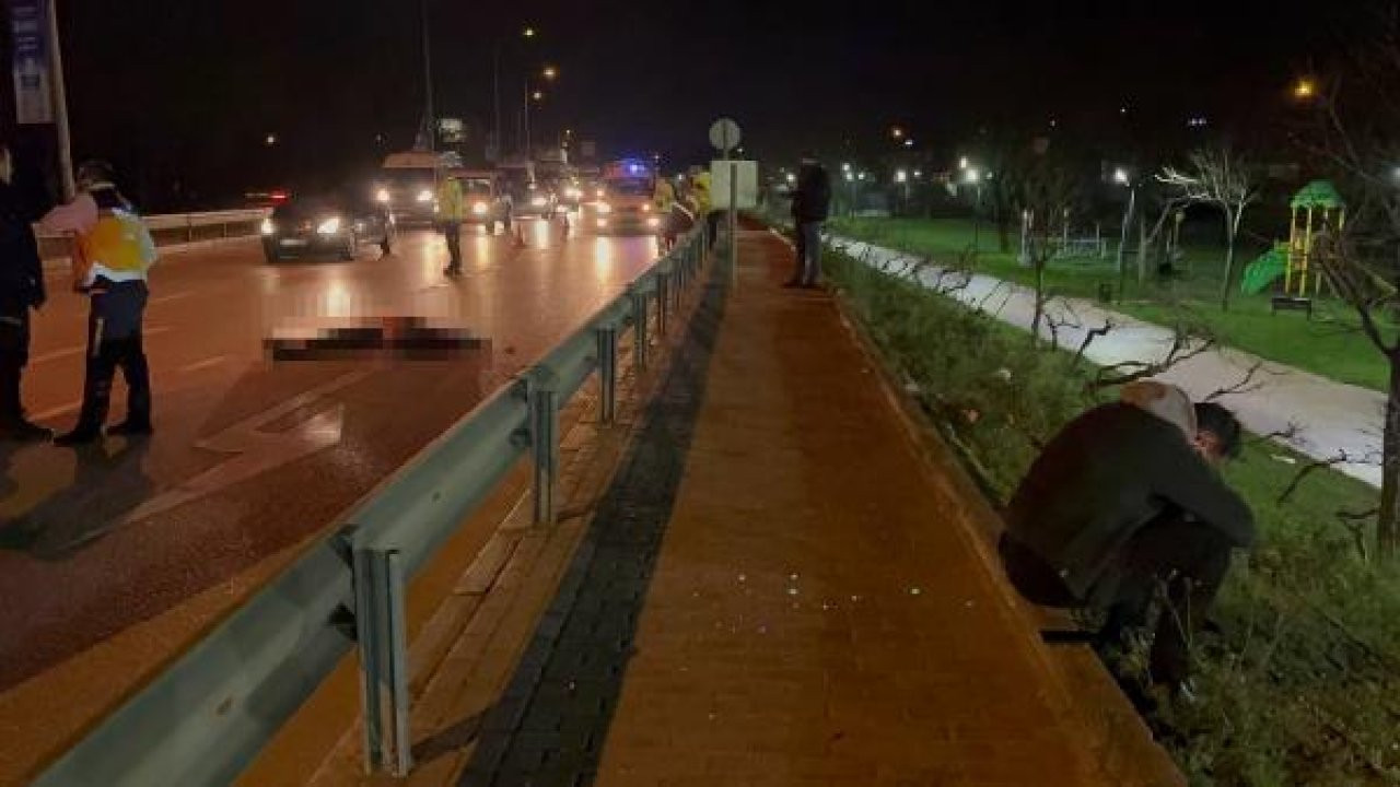 Bursa'da kuvvetli rüzgar bir motosikleti devirdi: Sürücüsü öldü