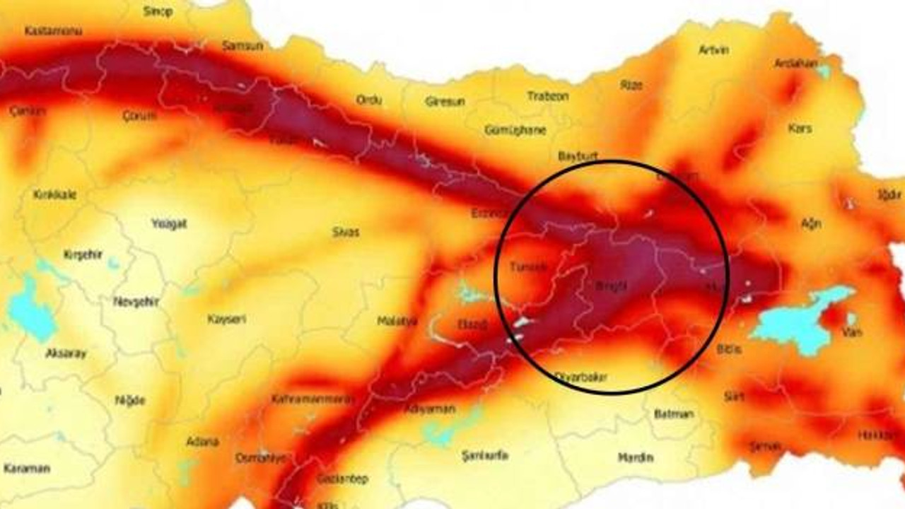 Ahmet Ercan Bingöl'ü işaret ederek 'depreme en duyarlı yer' dedi: 8 büyüklüğünde deprem uyarısı