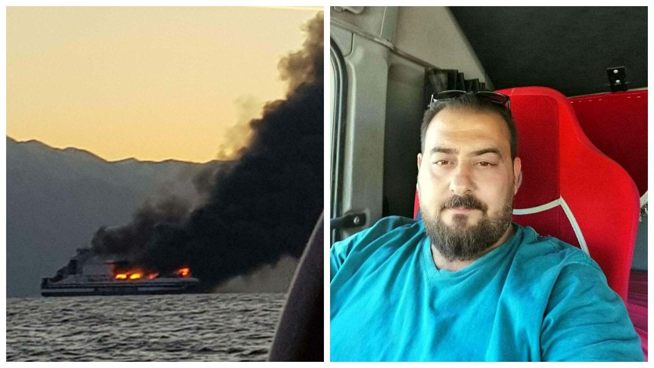 Feribot yangınında kaybolan tır şoförünün eniştesi: Ölüsünün bile bulunmasından ümidi kestik