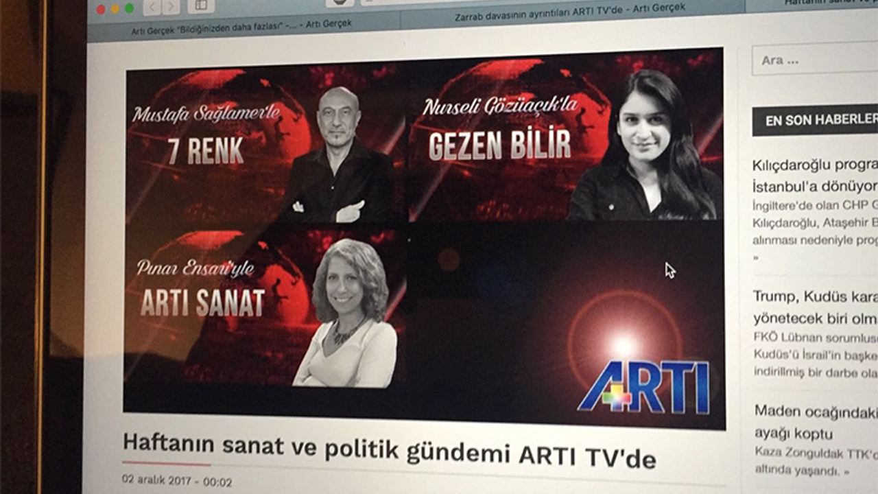 ARTI TV'de Cumartesi