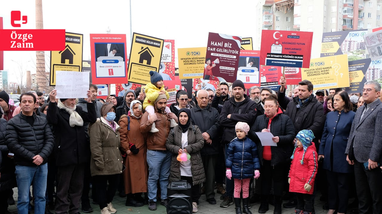 TOKİ mağdurları Eskişehir'den seslendi: Çözüm yoksa oy da yok