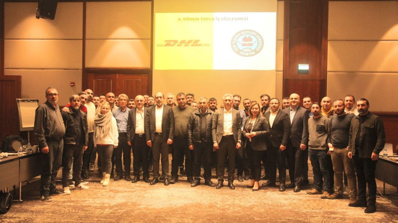 TÜMTİS, DHL Lojistik'te TİS'i imzaladı: Yılda 4 ikramiye