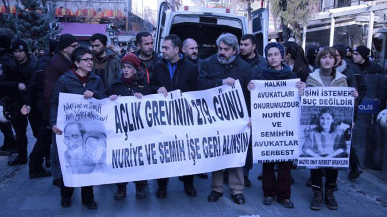 'İşimizi geri istiyoruz' eyleminde 5 gözaltı