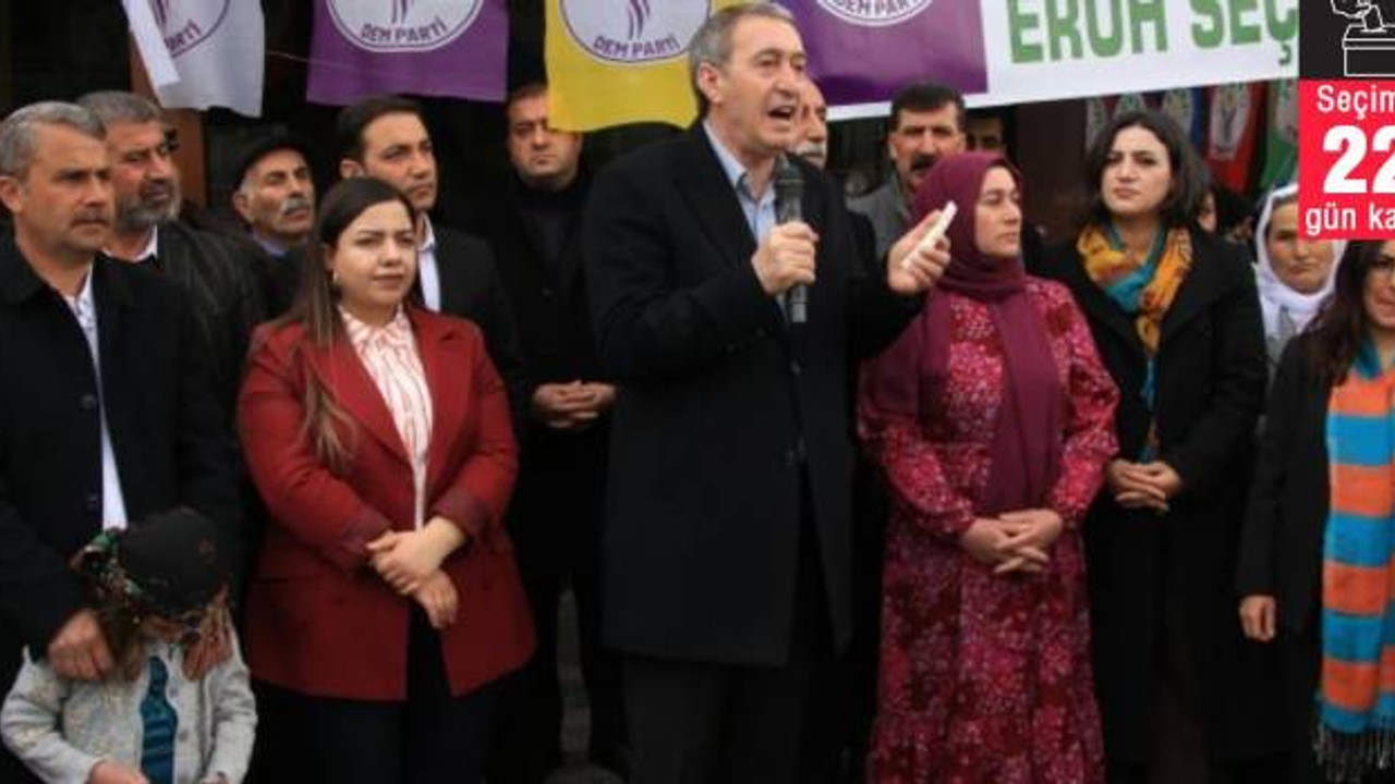 Tuncer Bakırhan Siirt'te konuştu: Ampul rozetli bürokratlardan kanun önünde hesap soracağız