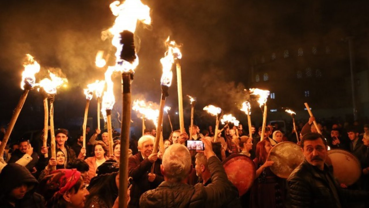 Diyarbakır ilçelerinde Newroz kutlaması: Özgürlük yürüyüşümüz büyüyecek