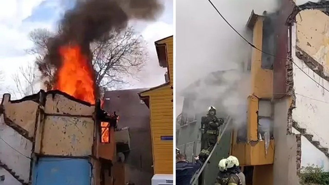 Fatih'te iki katlı binada yangın: Bir ölü