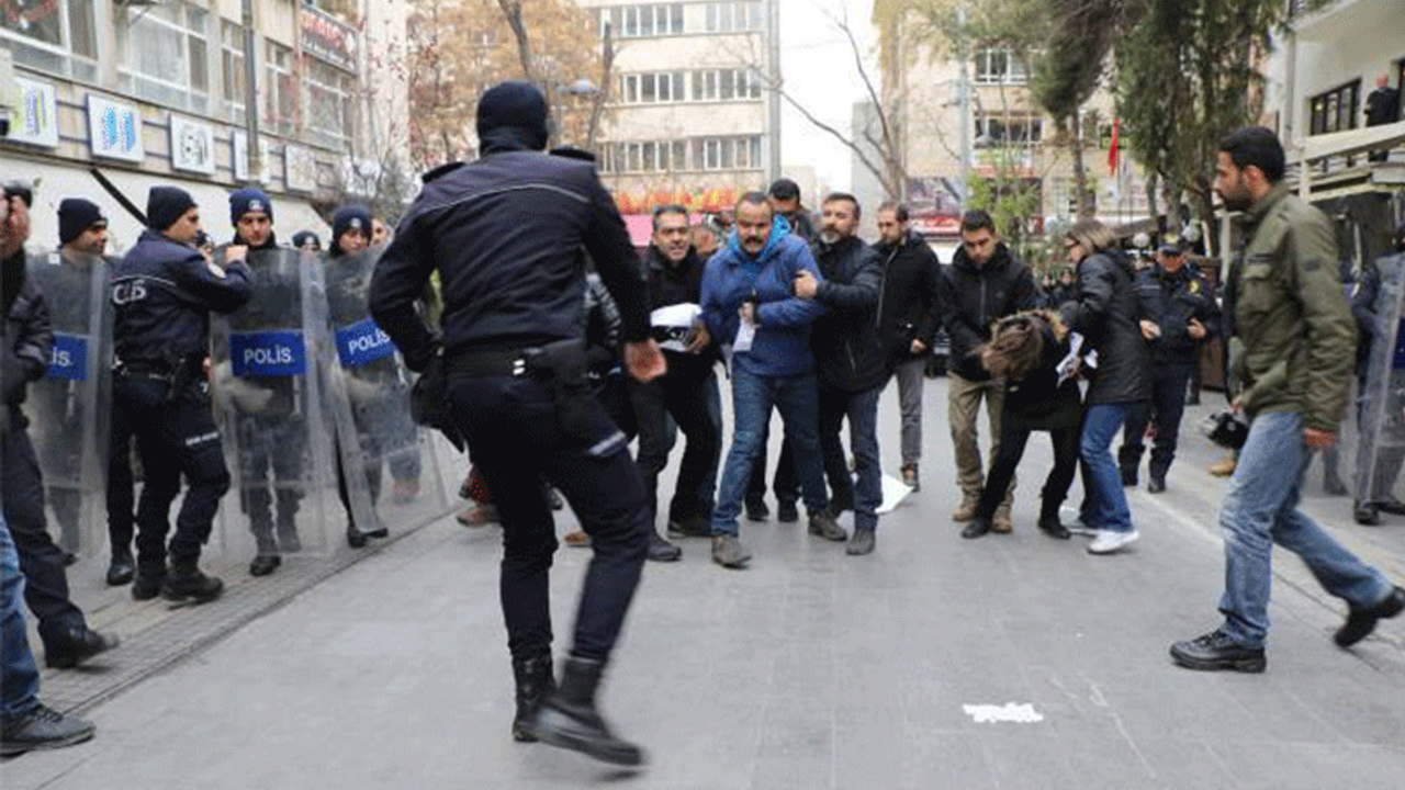 Veli Saçılık ve arkadaşları yine gözaltına alındı