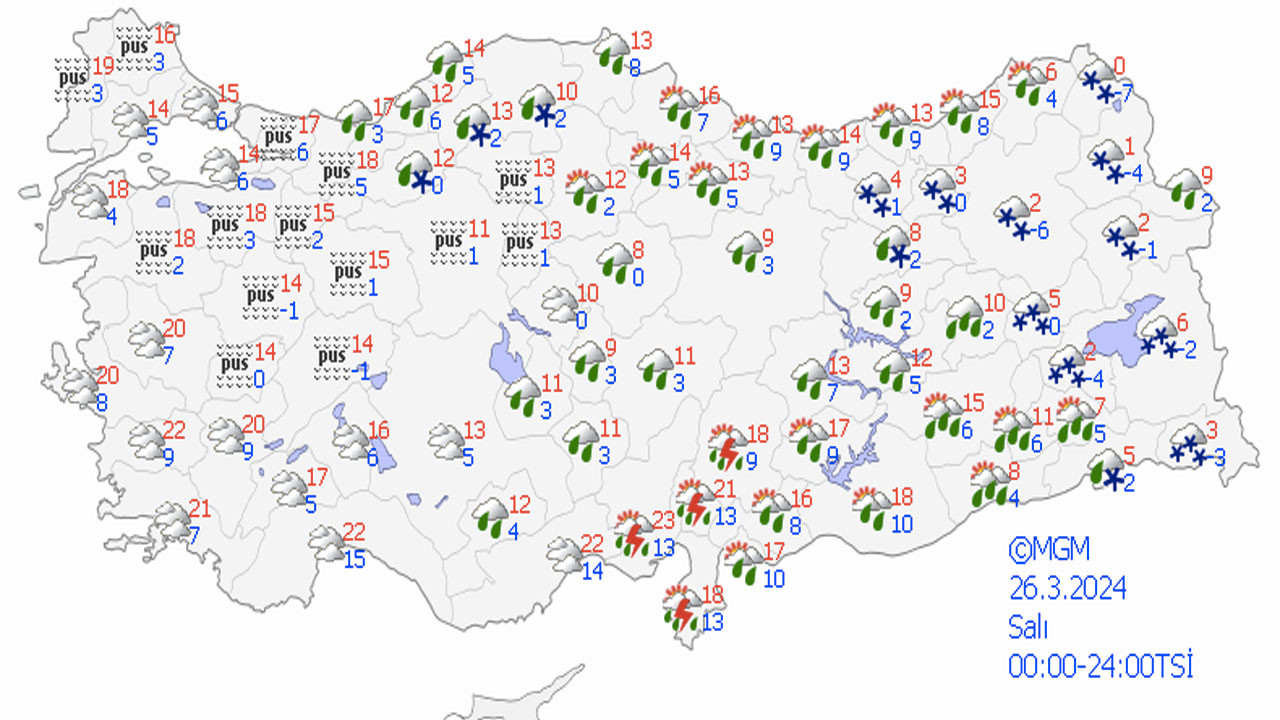 Meteoroloji’den sel ve fırtına uyarısı: Birçok ilde sağanak yağış bekleniyor