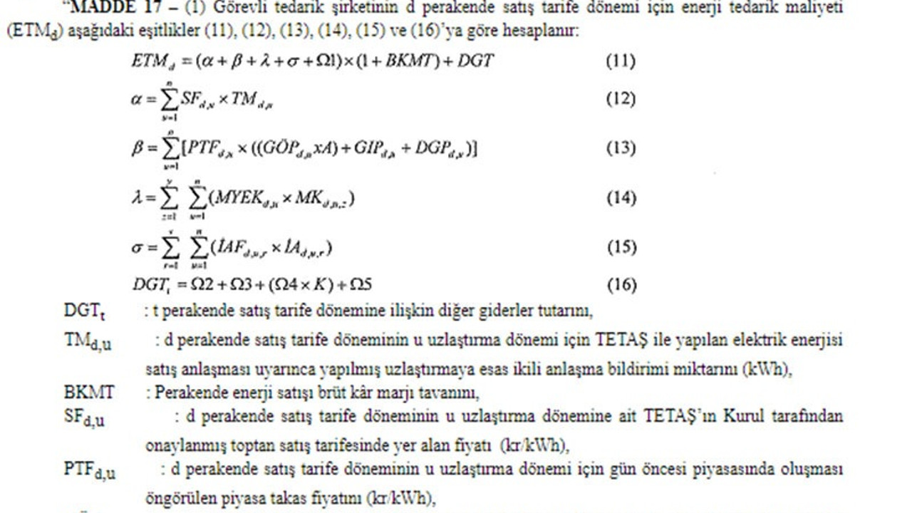 Elektrik zammını gizleme formülü