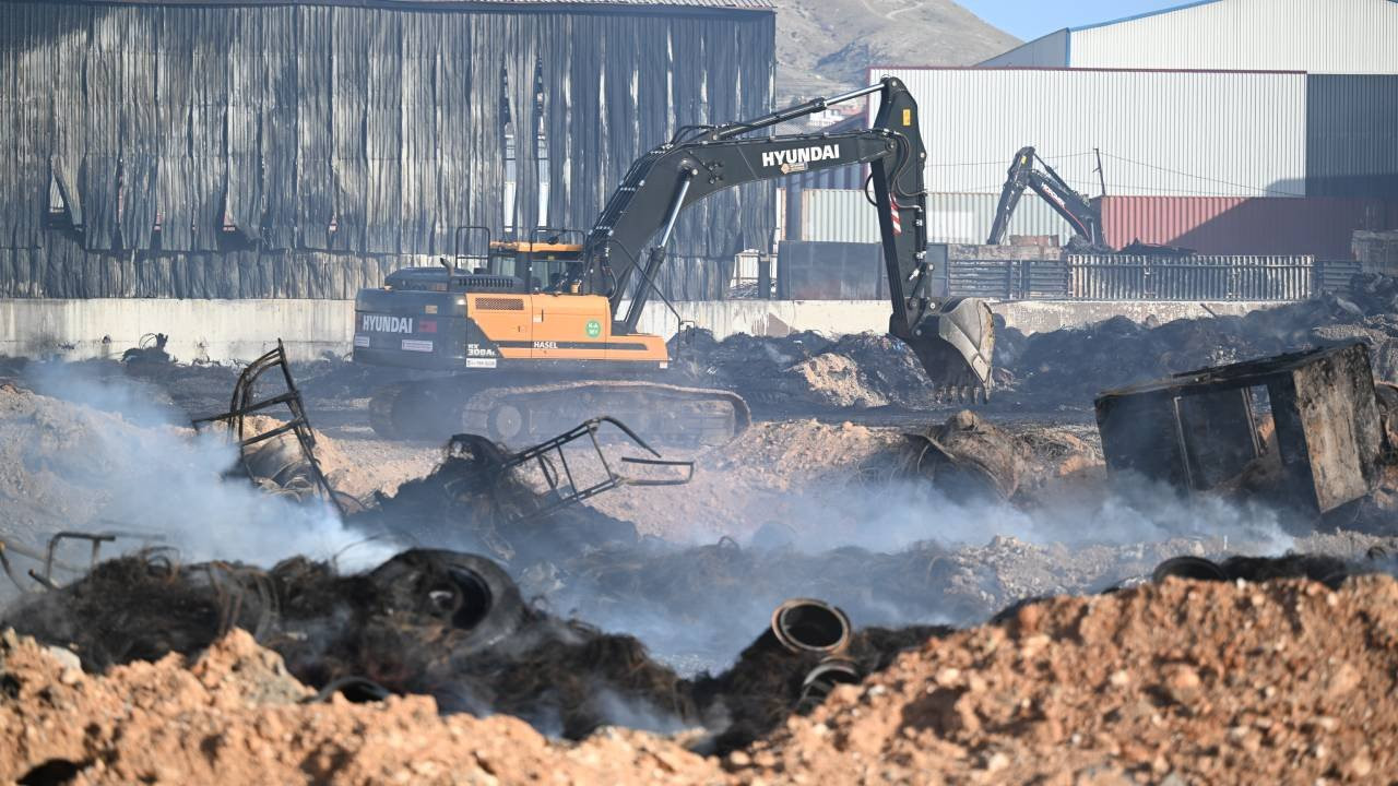 Ankara'da hurdacılar sitesindeki yangın soruşturması: Bir kişi tutuklandı