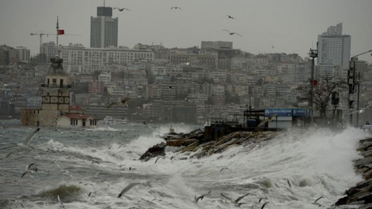 İstanbul'da fırtına uyarısı