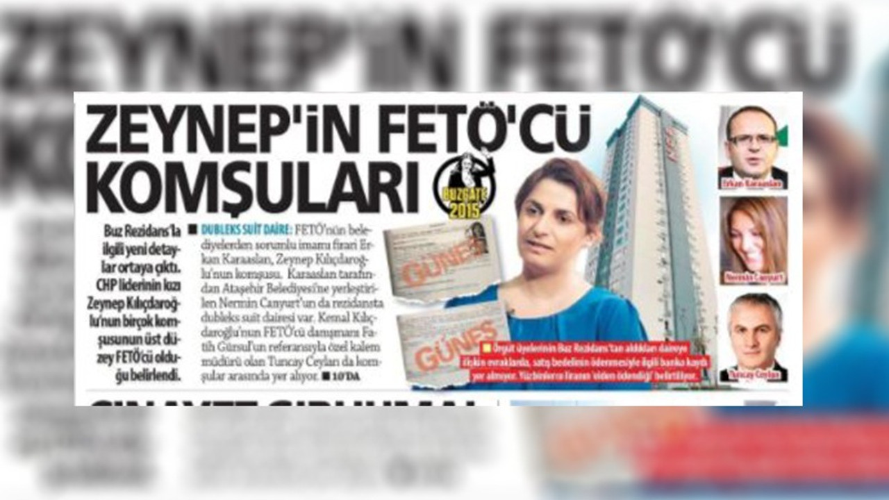 Güneş gazetesi yan çizdi