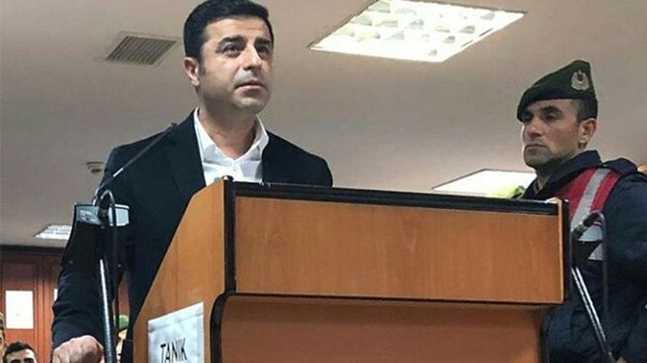 Demirtaş'ın savunmasından: Binali Yıldırım kadar dokunulmazlığım var