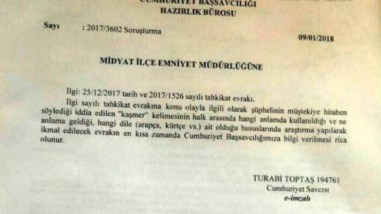 Başsavcılık Emniyete 'Qeşmer'i sordu!