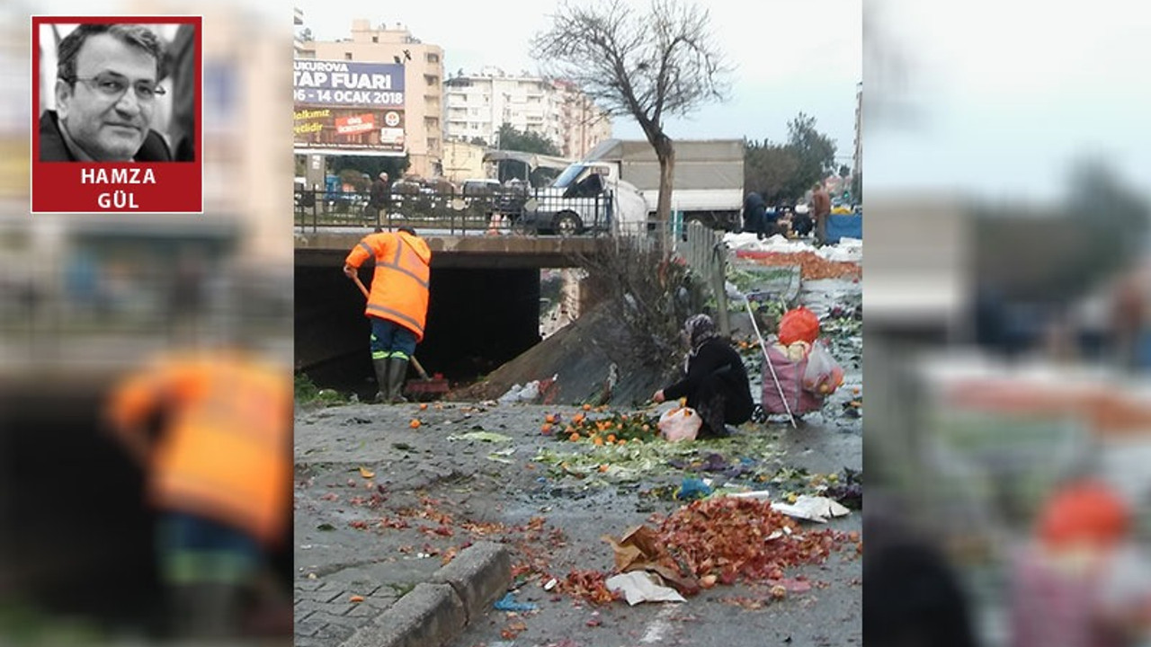 Pazarcılar için çöp, onlar için yemek