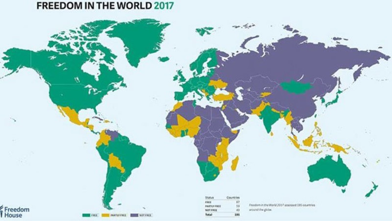 Freedom House ilk kez Türkiye'yi özgür olmayan kategorisine aldı