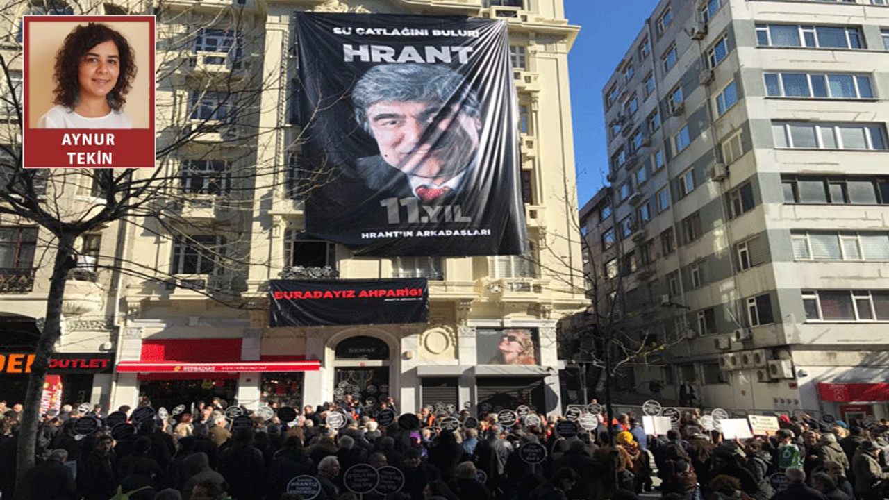 Hrant'ın Arkadaşları 11. kez 'Buradayız Ahparig' dedi