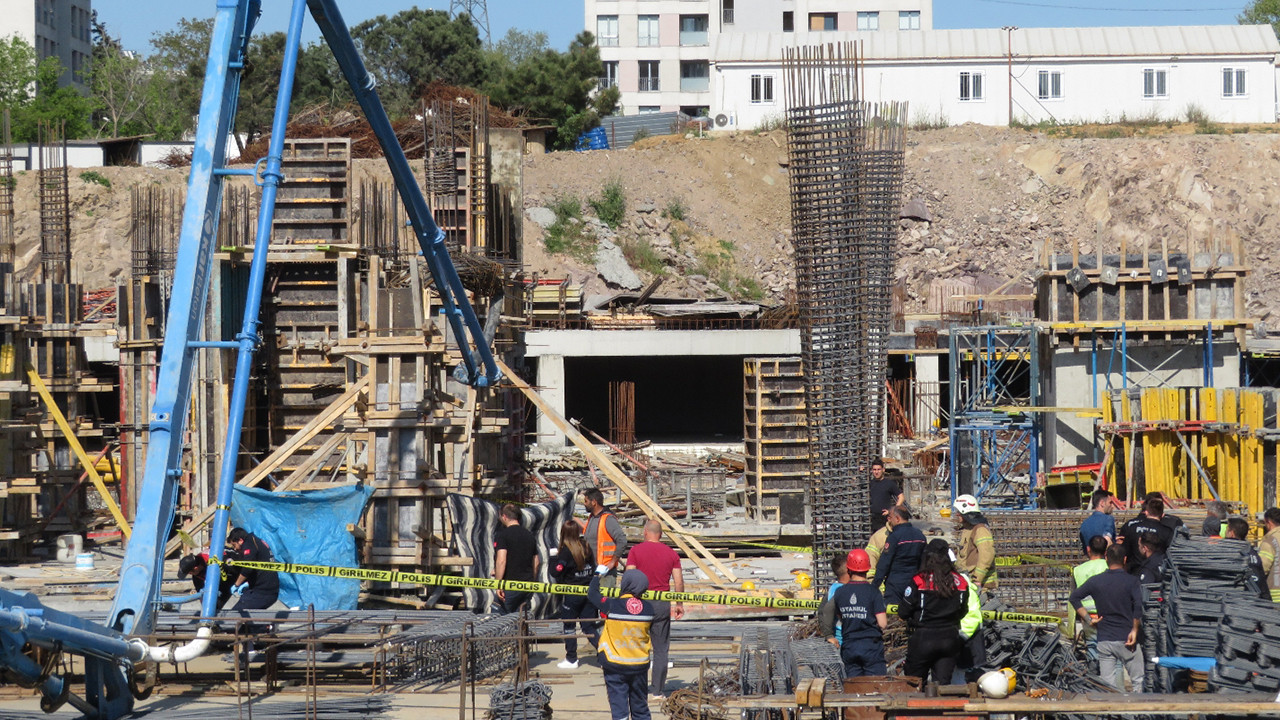 İstanbul'da iş cinayeti: Düşen beton mikserinin pompası çarptı bir işçi öldü