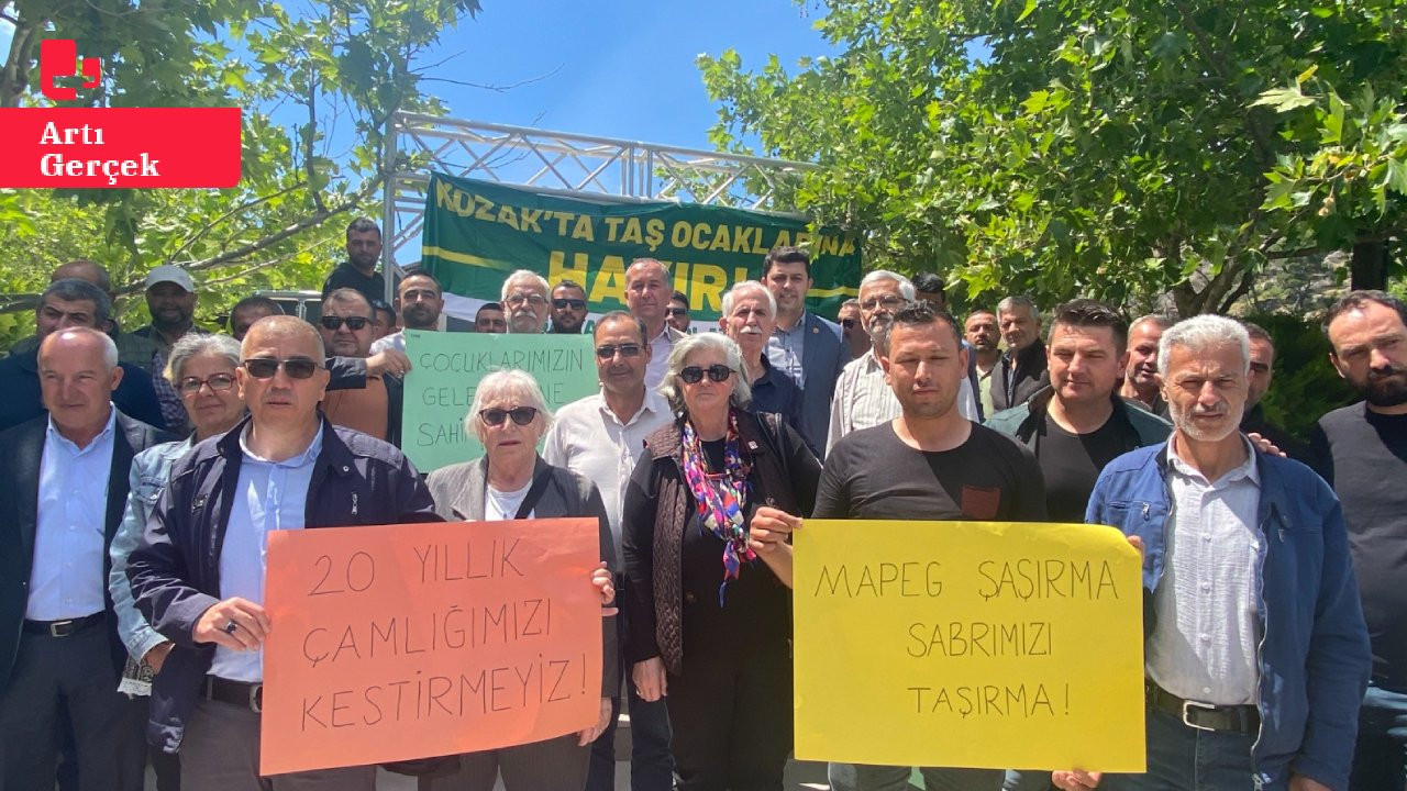 Kozak Yaylası'na yapılmak istenen taş ocağı protesto edildi: Halk, ÇED toplantısını yaptırmadı